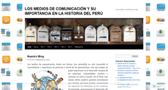 Desktop Screenshot of lacomunicacionenelperu.wordpress.com