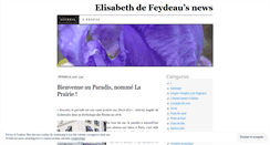 Desktop Screenshot of elisadefeydeau.wordpress.com