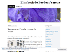 Tablet Screenshot of elisadefeydeau.wordpress.com