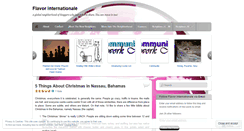 Desktop Screenshot of flavorinternationale.wordpress.com