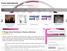 Tablet Screenshot of flavorinternationale.wordpress.com