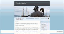 Desktop Screenshot of instanthausfrau.wordpress.com
