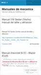 Mobile Screenshot of mimanualdemecanica.wordpress.com