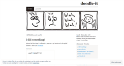 Desktop Screenshot of doodler.wordpress.com