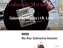 Tablet Screenshot of colunademusica.wordpress.com