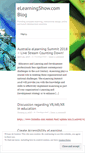Mobile Screenshot of elearningshow.wordpress.com