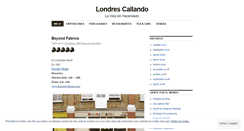 Desktop Screenshot of londrescallando.wordpress.com