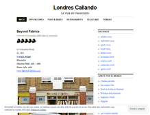Tablet Screenshot of londrescallando.wordpress.com