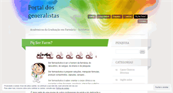 Desktop Screenshot of portalgeneralista.wordpress.com