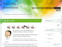 Tablet Screenshot of portalgeneralista.wordpress.com