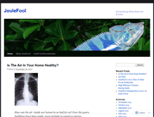 Tablet Screenshot of joulefool.wordpress.com