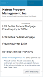 Mobile Screenshot of ketronpropertymanagement.wordpress.com