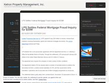 Tablet Screenshot of ketronpropertymanagement.wordpress.com