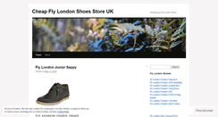 Desktop Screenshot of flylondonshoesuk.wordpress.com