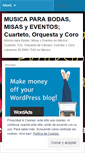 Mobile Screenshot of musicaboda.wordpress.com