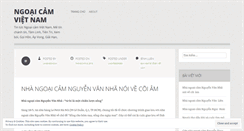 Desktop Screenshot of langngoaicam.wordpress.com