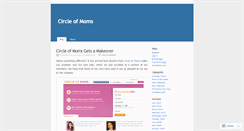 Desktop Screenshot of circleofmoms.wordpress.com