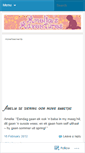 Mobile Screenshot of ameliamyburgh.wordpress.com
