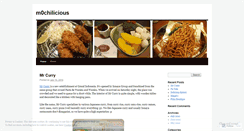 Desktop Screenshot of m0chilicious.wordpress.com