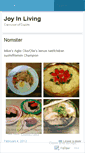 Mobile Screenshot of joyinliving.wordpress.com