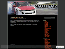 Tablet Screenshot of makeitrainblog.wordpress.com