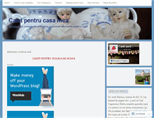 Tablet Screenshot of caietpentrucasamea.wordpress.com