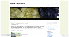 Desktop Screenshot of forever21tilnextyear.wordpress.com