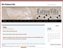 Tablet Screenshot of katzenvilla.wordpress.com