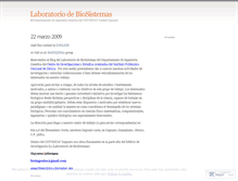 Tablet Screenshot of ingenbiosistemas.wordpress.com