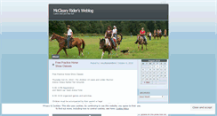 Desktop Screenshot of mcclearyriders.wordpress.com