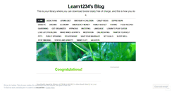 Desktop Screenshot of learn1234.wordpress.com