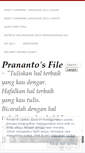 Mobile Screenshot of prananto.wordpress.com