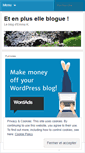 Mobile Screenshot of etenpluselleblogue.wordpress.com