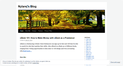 Desktop Screenshot of nylarej.wordpress.com