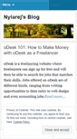 Mobile Screenshot of nylarej.wordpress.com