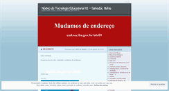 Desktop Screenshot of nte01bahia.wordpress.com