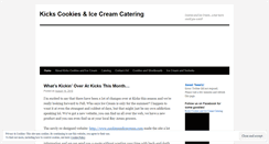 Desktop Screenshot of kickscookiesandicecream.wordpress.com
