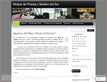Tablet Screenshot of bloquedeprensaymediosdelsur.wordpress.com