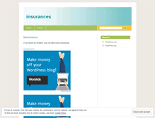 Tablet Screenshot of meinsurances.wordpress.com