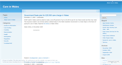 Desktop Screenshot of careinwales.wordpress.com