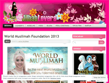 Tablet Screenshot of jilbablovers.wordpress.com