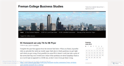 Desktop Screenshot of fremanbusiness.wordpress.com