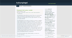 Desktop Screenshot of kulturspiegel.wordpress.com