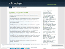 Tablet Screenshot of kulturspiegel.wordpress.com