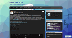 Desktop Screenshot of anjosdapaz.wordpress.com