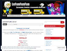 Tablet Screenshot of lefunfunfun.wordpress.com