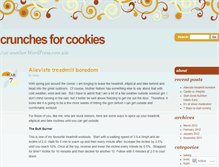 Tablet Screenshot of crunches4cookies.wordpress.com