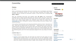 Desktop Screenshot of commvita.wordpress.com