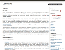 Tablet Screenshot of commvita.wordpress.com