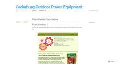 Desktop Screenshot of cedarburgpower.wordpress.com